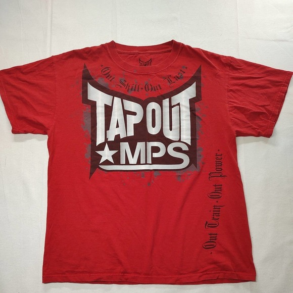 Tapout Other - Tapout Shirt Large MPS Red MMA Short Sleeve Mens Casual Graphic Tee